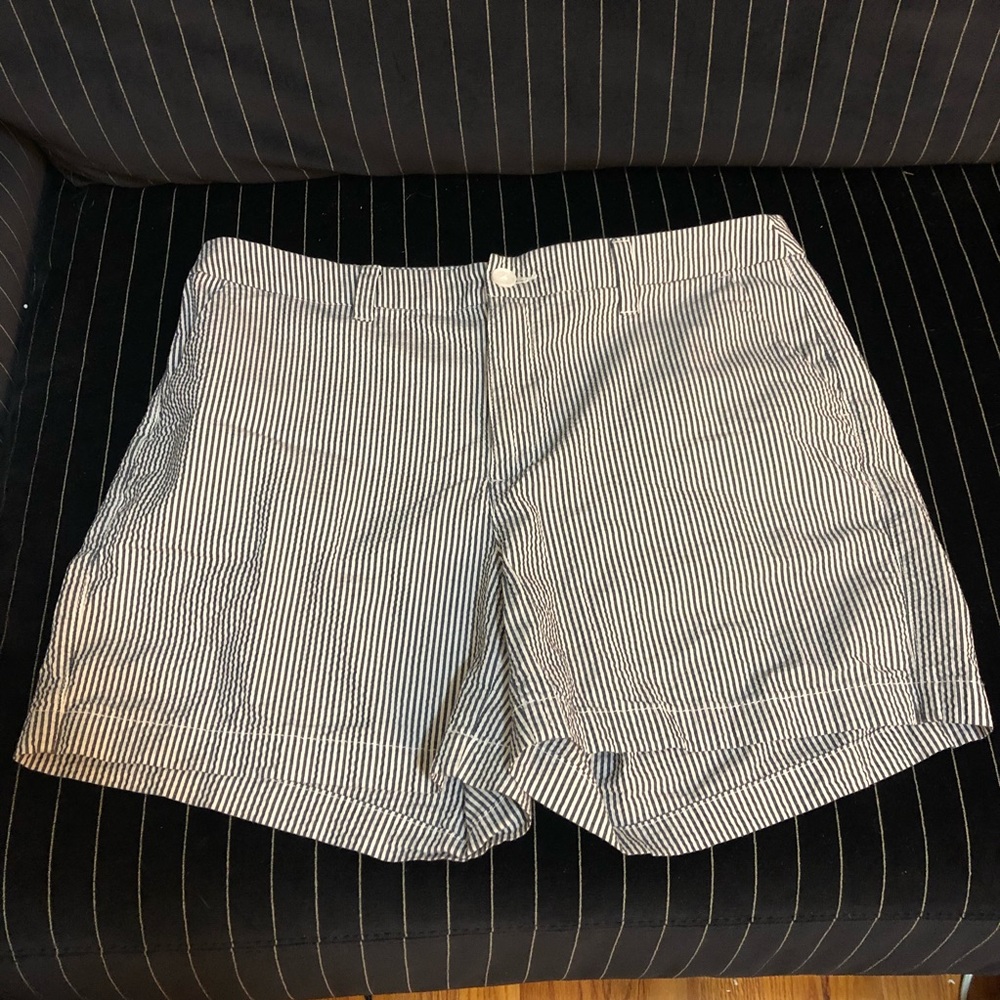 White and grey shorts